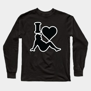 I love chubby men Long Sleeve T-Shirt